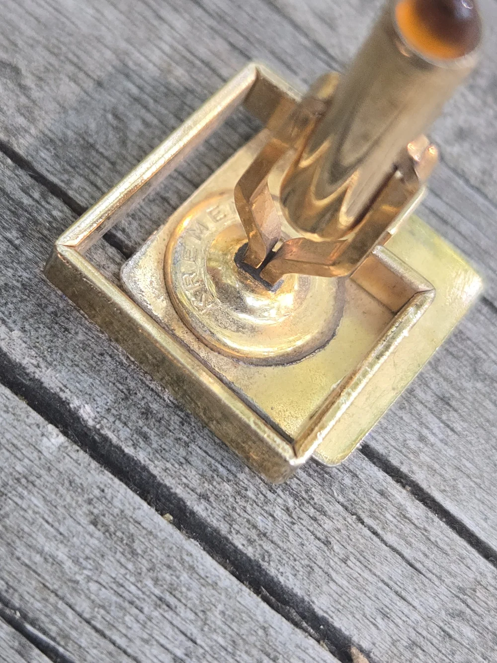 Vintage cufflinks by Krementz unique and great mid-century style